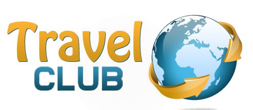 a globe with arrows around it and the words Travel Club